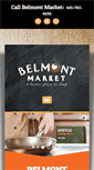 Mobile Screenshot of belmontmarket.com