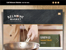 Tablet Screenshot of belmontmarket.com